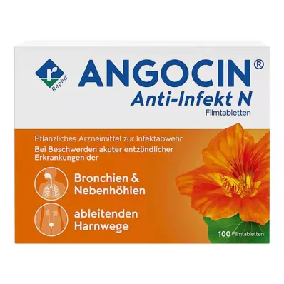 ANGOCIN Anti Infekt N õhukese polümeerikattega tabletid, 100 kapslit