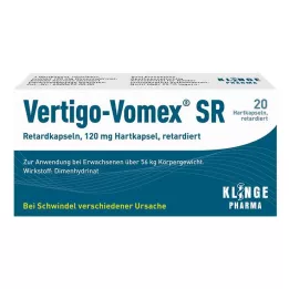 VERTIGO-VOMEX SR aeglaselt vabanevad kapslid, 20 tk