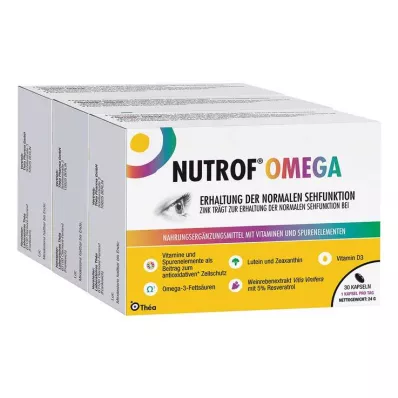 Nutrof Omega kapslid, 3x30 tk Nutrof Omega kapslid, 3x30 tk
