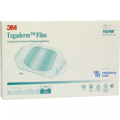 Tegaderm kile 6x7cm 1624W, 100 tk