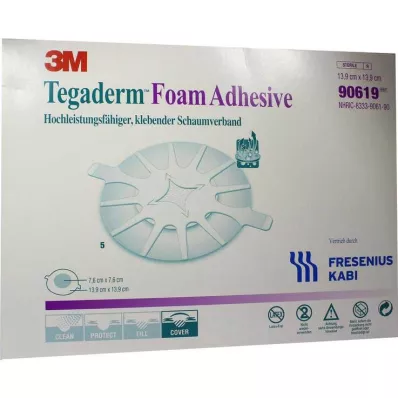 Tegaderm vahtliim FK 13,9cm ümmargune 90619, 5 tk