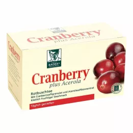 CRANBERRY ACEROLA Badersi filtrikott, 20 tk