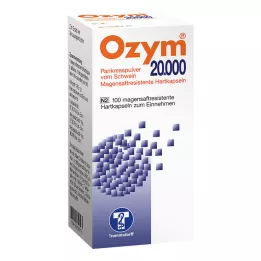OZYM 20 000 kõva kapslit, entero-kattega, 100 tk