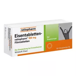 EISENTABLETTEN-ratiopharm 100 mg õhukese polümeerikattega tabletid, 50 tk