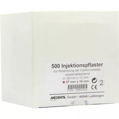 INJEKTIONSPFLASTER 16x57 mm, 500 tk INJEKTIONSPFLASTER 16x57 mm, 500 tk