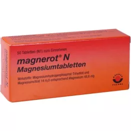 MAGNEROT N Magneesiumi tabletid, 50 tk