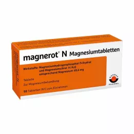 MAGNEROT N Magneesiumi tabletid, 50 tk