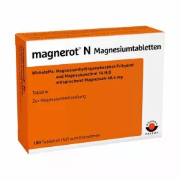 MAGNEROT N Magneesiumi tabletid, 100 tk