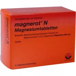 MAGNEROT N Magneesiumi tabletid, 200 tk