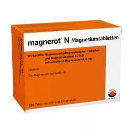 MAGNEROT N Magneesiumi tabletid, 200 tk