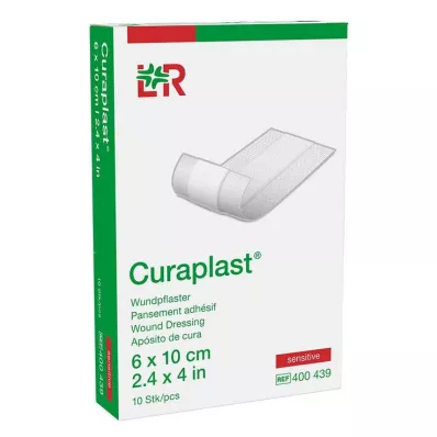 CURAPLAST Haavasidemete tundlik 6x10 cm 1 m, 10 tk