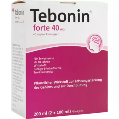 TEBONIN forte 40 mg lahus, 2X100 ml