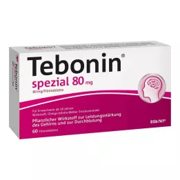 TEBONIN spetsiaalsed 80 mg õhukese polümeerikattega tabletid, 60 tk