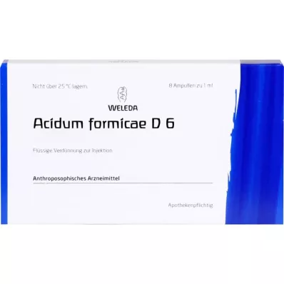 ACIDUM FORMICAE D 6 ampulli, 8 tk