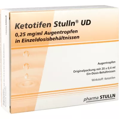 KETOTIFEN Stulln UD Silmatilgad üheannuseline pip., 20X0,4 ml