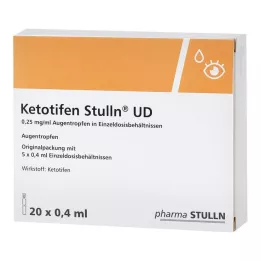 KETOTIFEN Stulln UD Silmatilgad üheannuseline pip., 20X0,4 ml