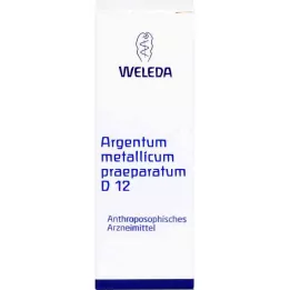 ARGENTUM METALLICUM praeparatum D 12 trituur, 20 g