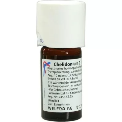 CHELIDONIUM D 1 Lahjendus, 20 ml