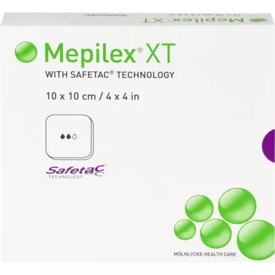 MEPILEX XT 10x10 cm vahukompress, 5 tk