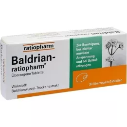 BALDRIAN-RATIOPHARM kaetud tabletid, 30 tk