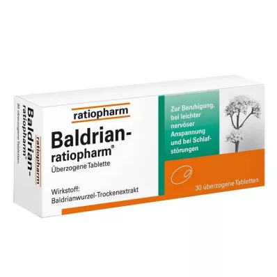 Palderjan ratiopharm kaetud tabletid, 30 tk