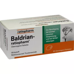 BALDRIAN-RATIOPHARM kaetud tabletid, 60 tk