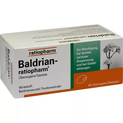 BALDRIAN-RATIOPHARM kaetud tabletid, 60 tk