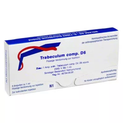 Trabeculum komp.D 6 ampulli, 8 tk Trabeculum komp.D 6 ampulli, 8 tk