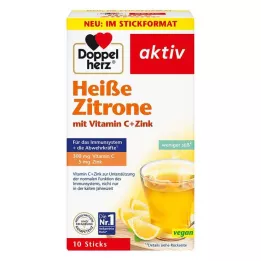 DOPPELHERZ kuuma sidruni C-vitamiini + tsingi graanulid, 10 tk