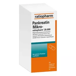 PANKREATIN Micro-ratio.20.000 kõvakapslit, 100 tk