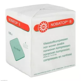 NOBATOP 8 kompressid 10x10 cm mittesteriilsed, 100 tk