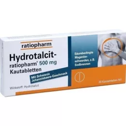HYDROTALCIT-ratiopharm 500 mg närimistabletid, 20 tk