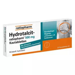 HYDROTALCIT-ratiopharm 500 mg närimistabletid, 20 tk