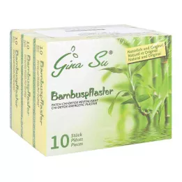 BAMBUSPFLASTER Gina Su elujõu plaaster, 30 tk
