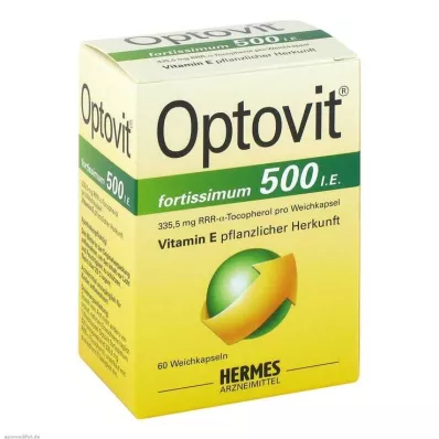 OPTOVIT fortissimum 500 kapslit, 60 tk