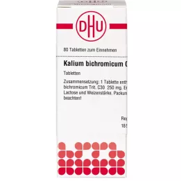 KALIUM BICHROMICUM C 30 tabletti, 80 tk