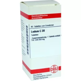 LEDUM C 30 tabletti, 80 tk