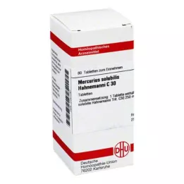 MERCURIUS SOLUBILIS Hahnemanni C 30 tabletti, 80 tk