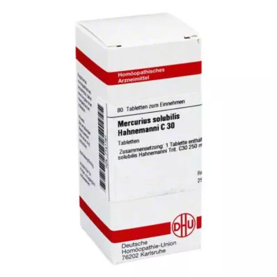 DHU Mercurius solubilis C 30 tablett, 80 tk DHU Mercurius solubilis C 30 tablett, 80 tk