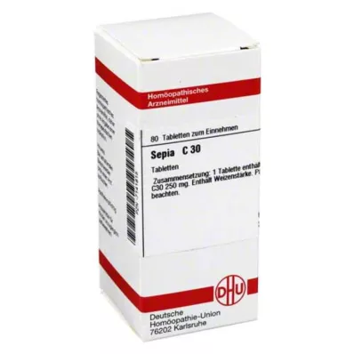 DHU Sepia C 30 tabletti, 80 tk