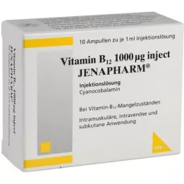VITAMIN B12 1000 μg Inject Jenapharm ampullid, 10X1 ml