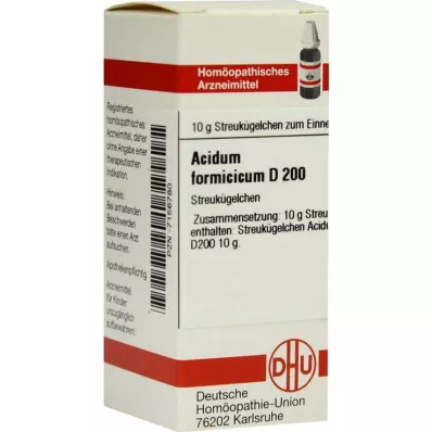 DHU Acidum formicicum D 200 gloobulid, 10 g