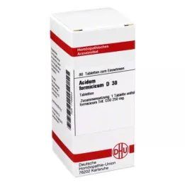 ACIDUM FORMICICUM D 30 tabletti, 80 tk