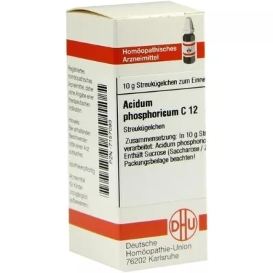 ACIDUM PHOSPHORICUM C 12 graanulid, 10 g