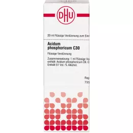 ACIDUM PHOSPHORICUM C 30 lahjendus, 20 ml