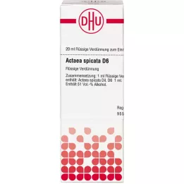 ACTAEA SPICATA D 6 Lahjendus, 20 ml