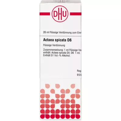 ACTAEA SPICATA D 6 Lahjendus, 20 ml