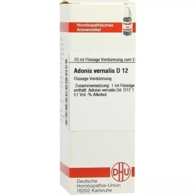 ADONIS VERNALIS D 12 Lahjendus, 20 ml