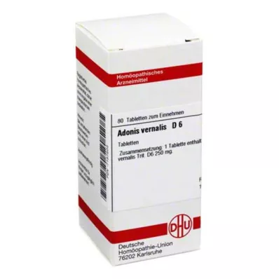 ADONIS VERNALIS D 6 tabletti, 80 tk