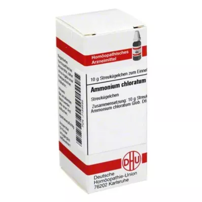 DHU Ammoonium chloratum D 6 gloobulid, 10 g